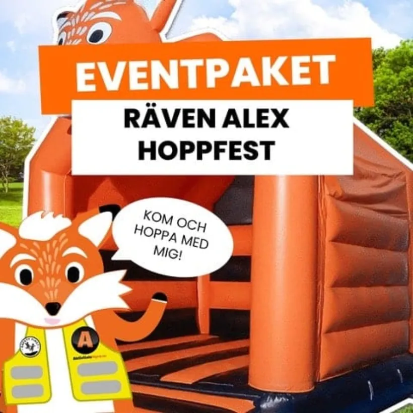 Arrangementspakke Räven Alex Hoppfest
