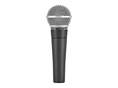 Shure SM58 - Mikrofon, stativ og XLR-kabel